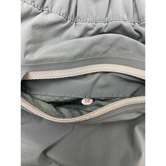 VTG Men Lululemon elastic waist 11" Inseam nylon performance hiking shorts 36 - Picture 6 of 7